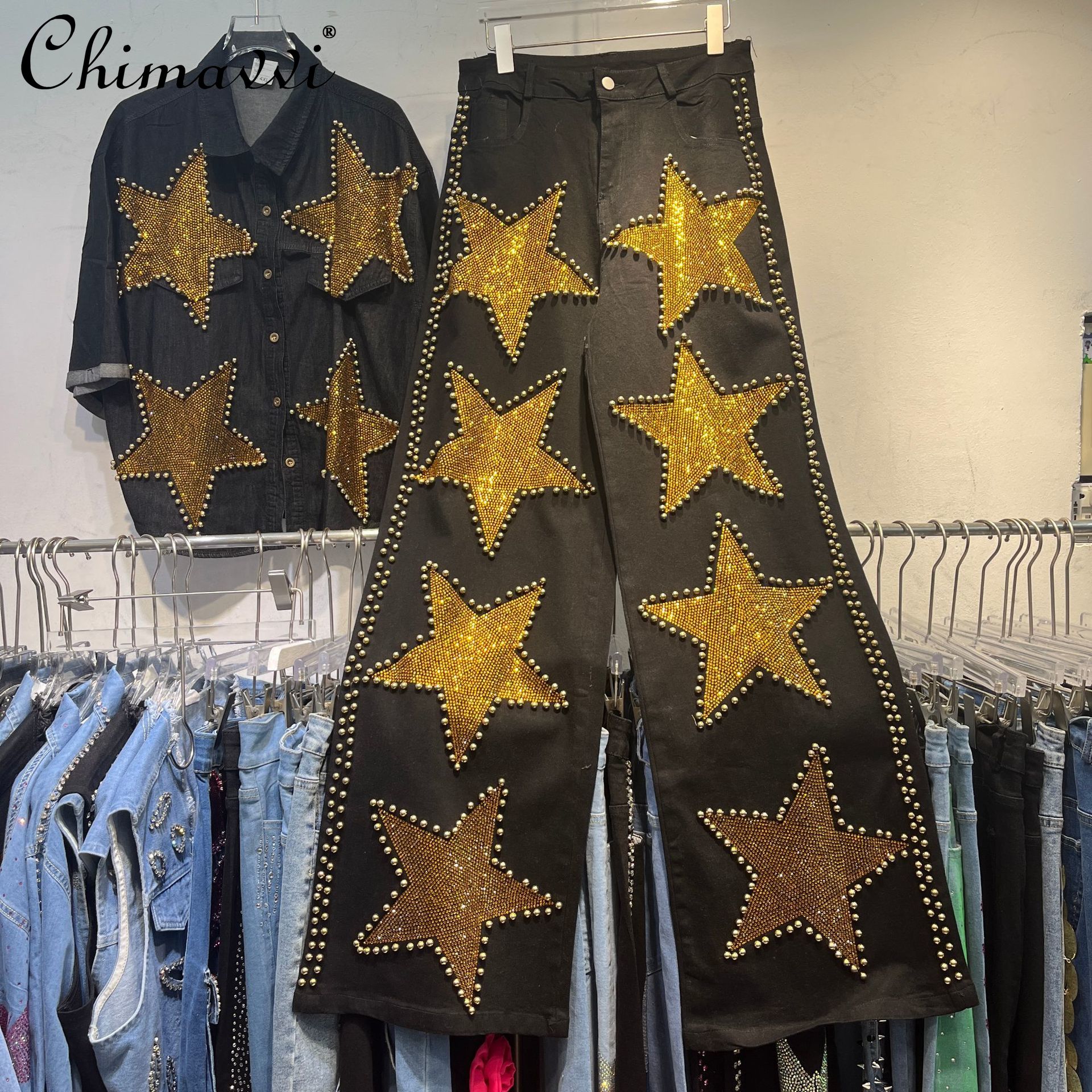 Street Fashion Jeans Women - Large Size Denim Shirt Women's 2025