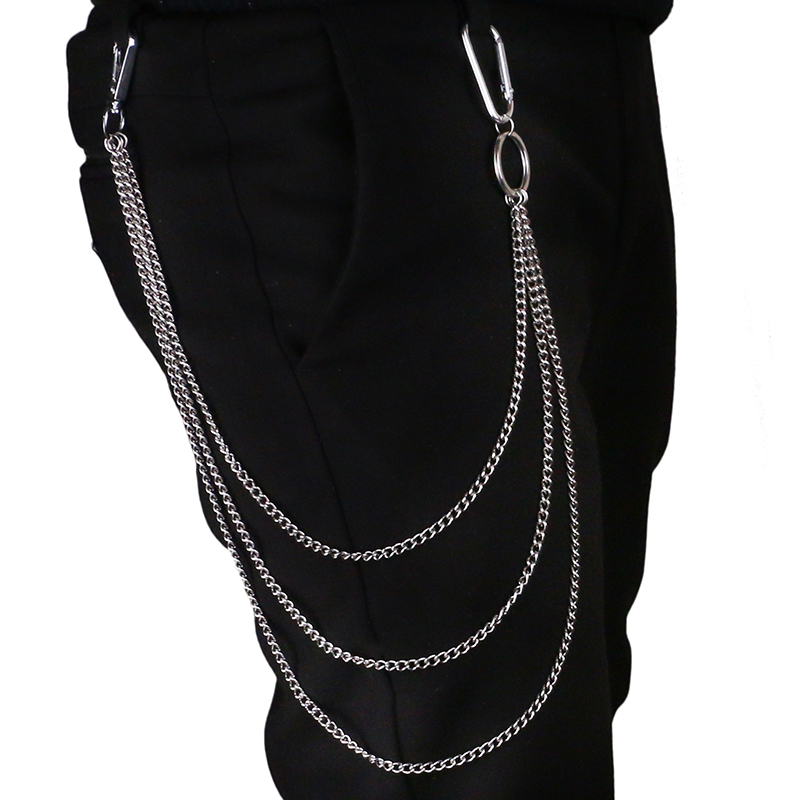 Street Fashion Goth - 1PC Stainless Steel Long Key Chain