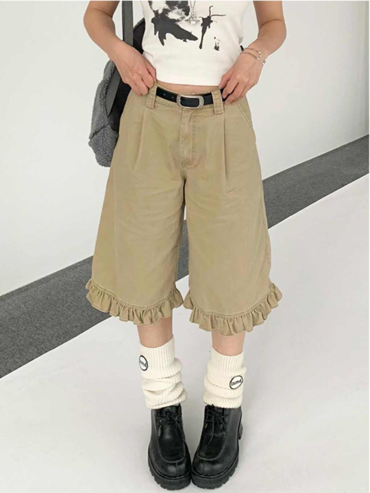 Street Fashion Baggy - Summer Women's American Retro Baggy Low
