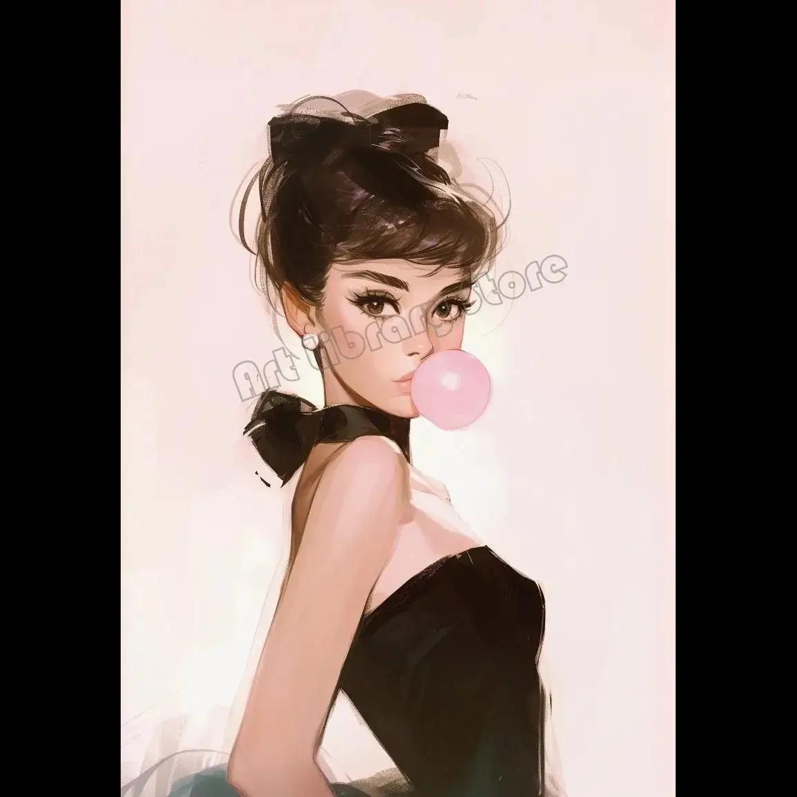 Street Fashion Poster - Trendy Paris Street Building Fashion Girl