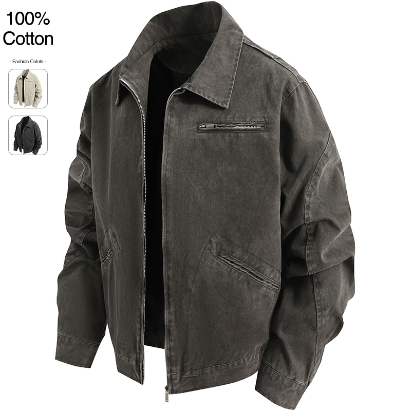 Street Fashion Baggy - Oversize Loose Men's Denim Jacket Autumn