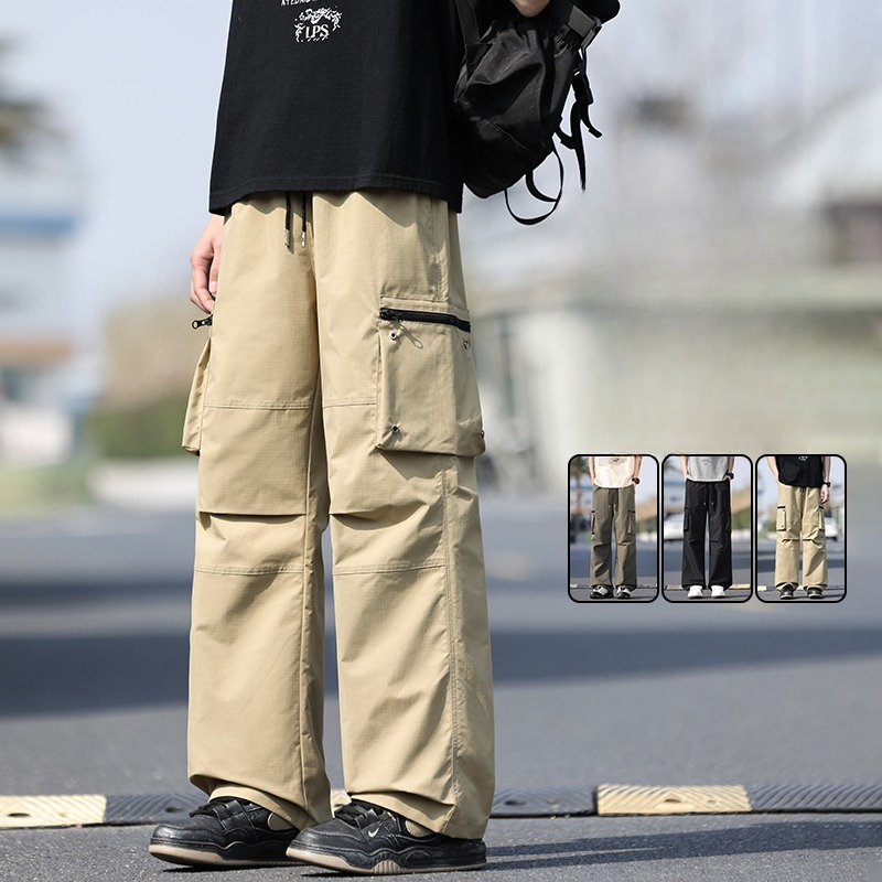 Street Fashion Baggy - Streetwear Men's Baggy Cargo Pants Summer