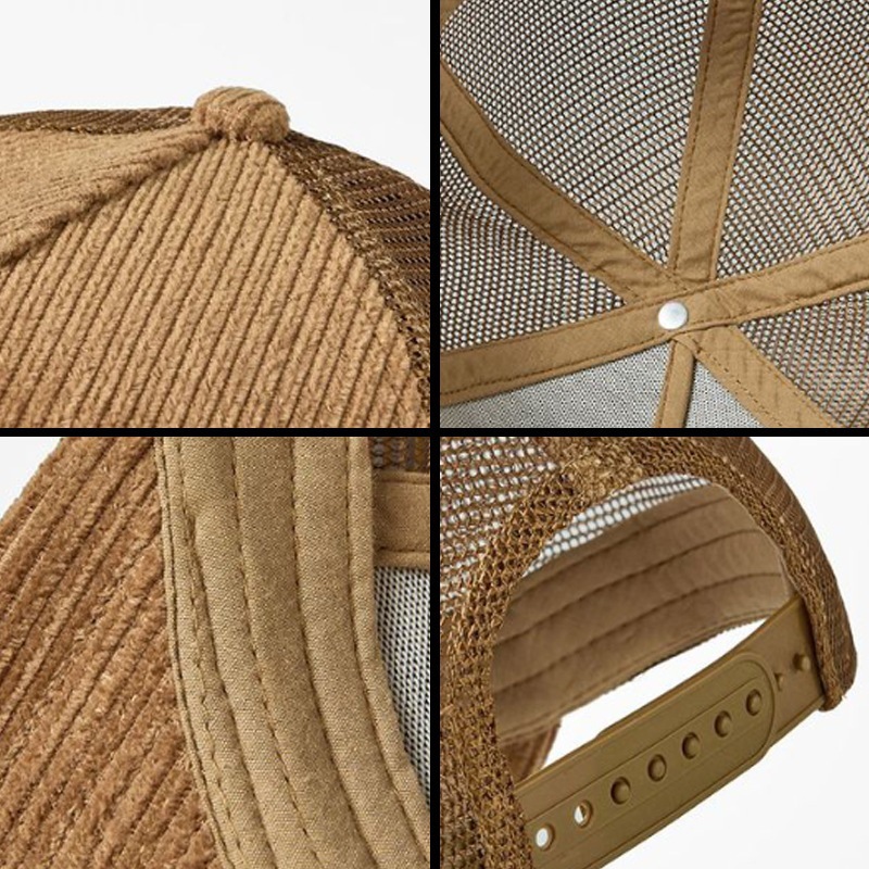 Corduroy Mesh Sport Cap Custom - Corduroy Cap 5 Panel 评论和价格