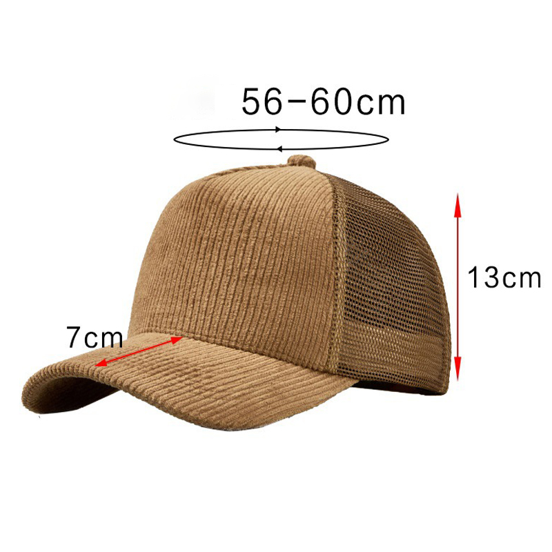 Corduroy Mesh Sport Cap Custom - Corduroy Cap 5 Panel 评论和价格