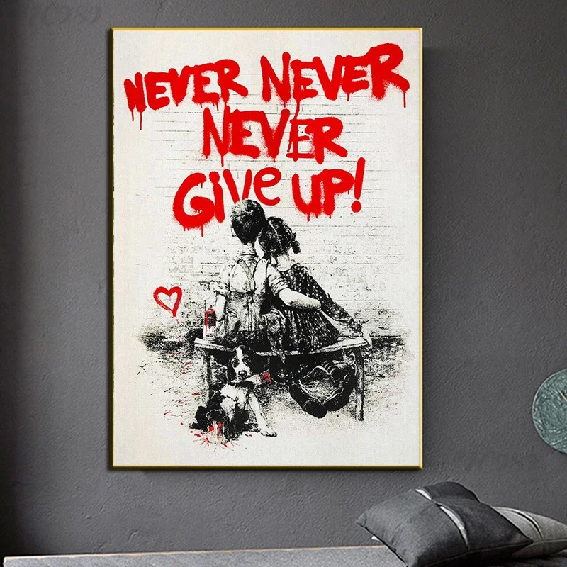 Banksy Graffiti Wall Art, Neve - Street Fashion Poster 评论和价格