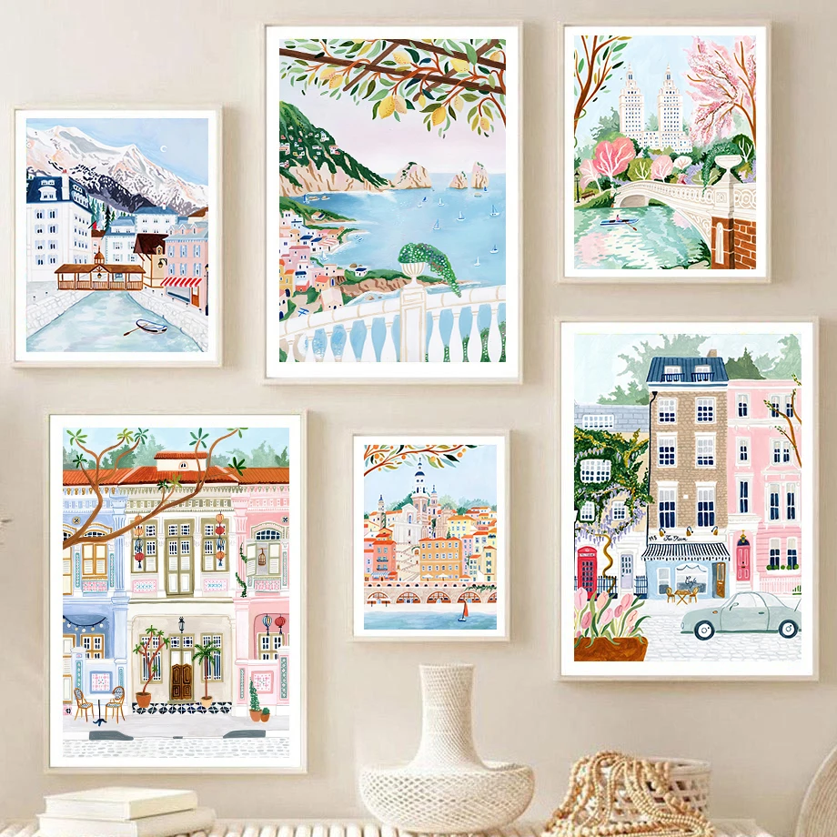 Minimalist Canvas Nordic Poste - Street Fashion Poster 评论和价格
