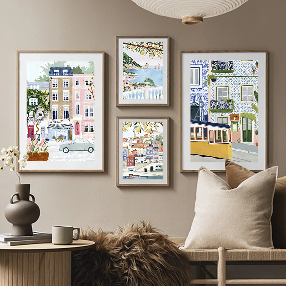 Minimalist Canvas Nordic Poste - Street Fashion Poster 评论和价格