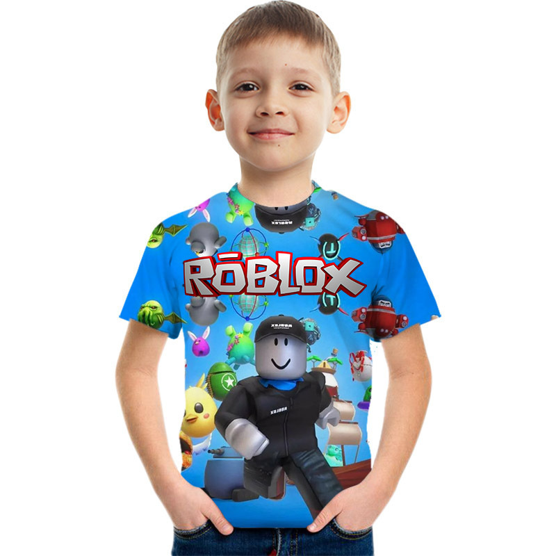 2026 Roblox kid T shirt Boys G - Street Fashion Roblox 评论和价格