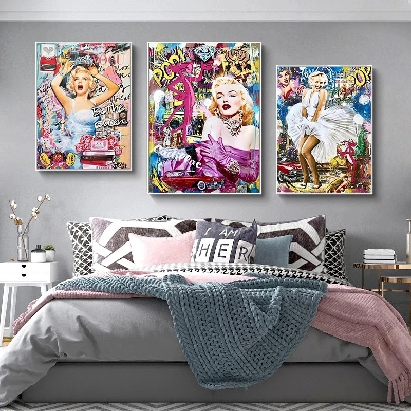Sexy Classic Movie Star Monroe - Street Fashion Poster 评论和价格