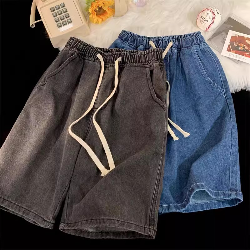 Baggy Jeans Shorts for Men Cas - Street Fashion Baggy 评论和价格