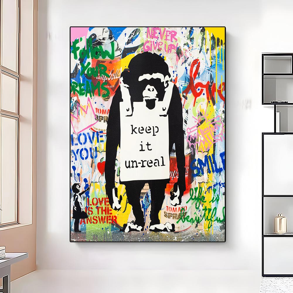 Graffiti Pop Canvas Painting L - Street Fashion Poster 评论和价格