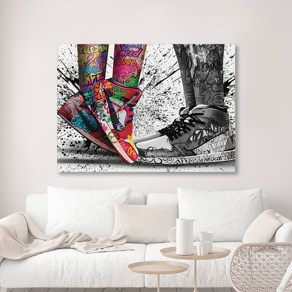 Fashion Graffiti Artwork Sneak - Street Fashion Poster 评论和价格
