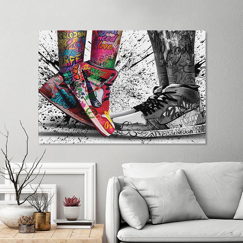 Fashion Graffiti Artwork Sneak - Street Fashion Poster 评论和价格