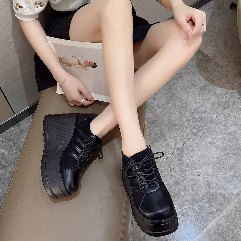 Big Size 35-43 Black Design Fe - Street Fashion Goth 评论和价格