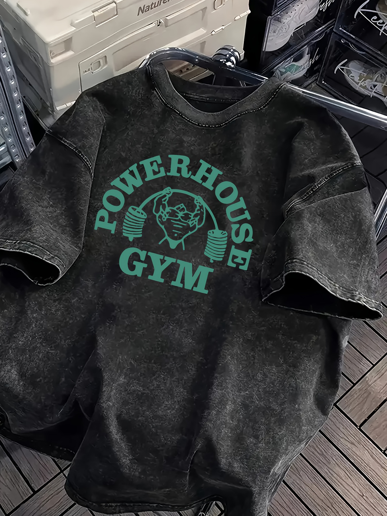 Asian size Men's Retro Washed  - Street Fashion Asian Men 评论和价格