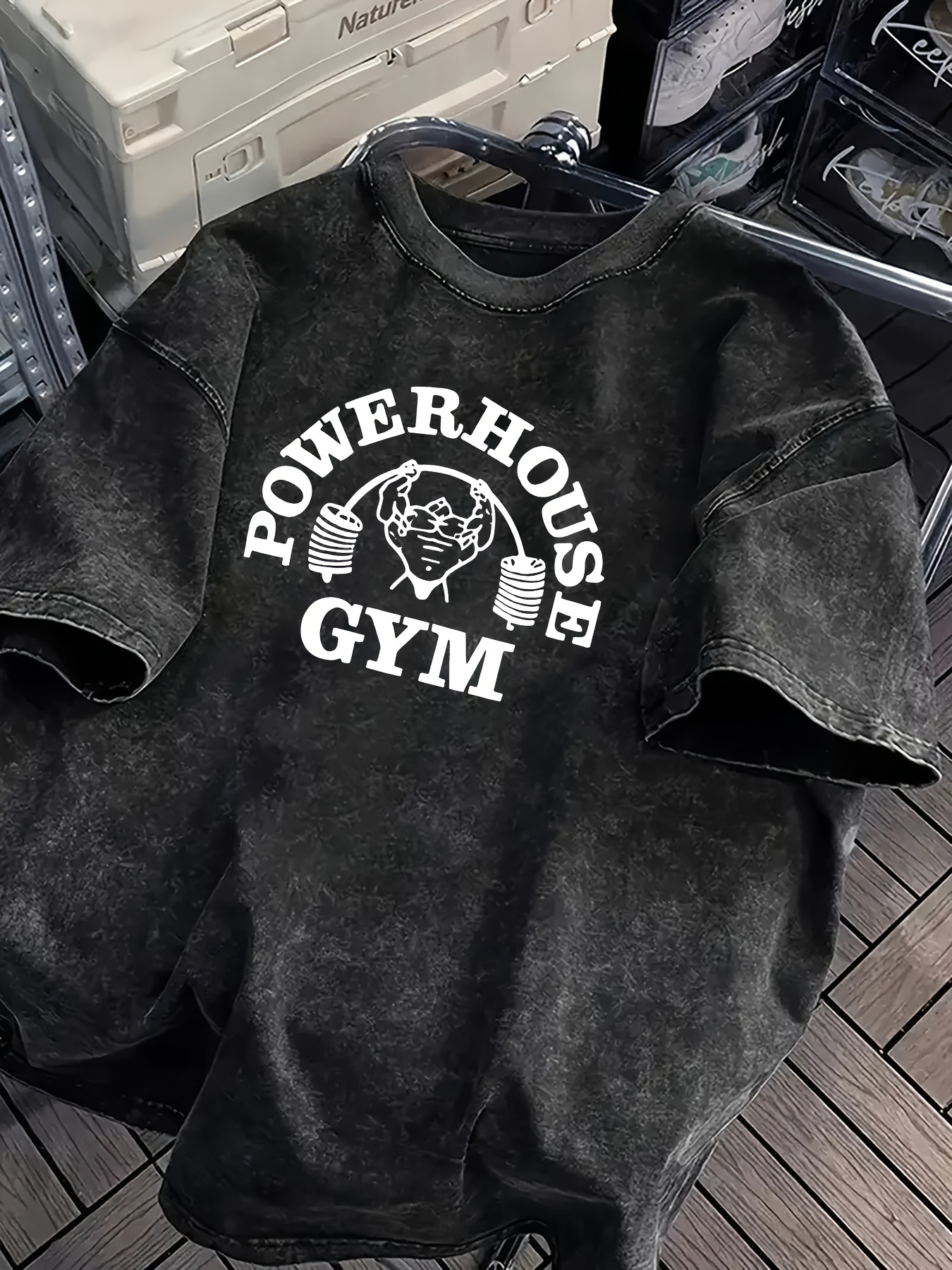 Asian size Men's Retro Washed  - Street Fashion Asian Men 评论和价格