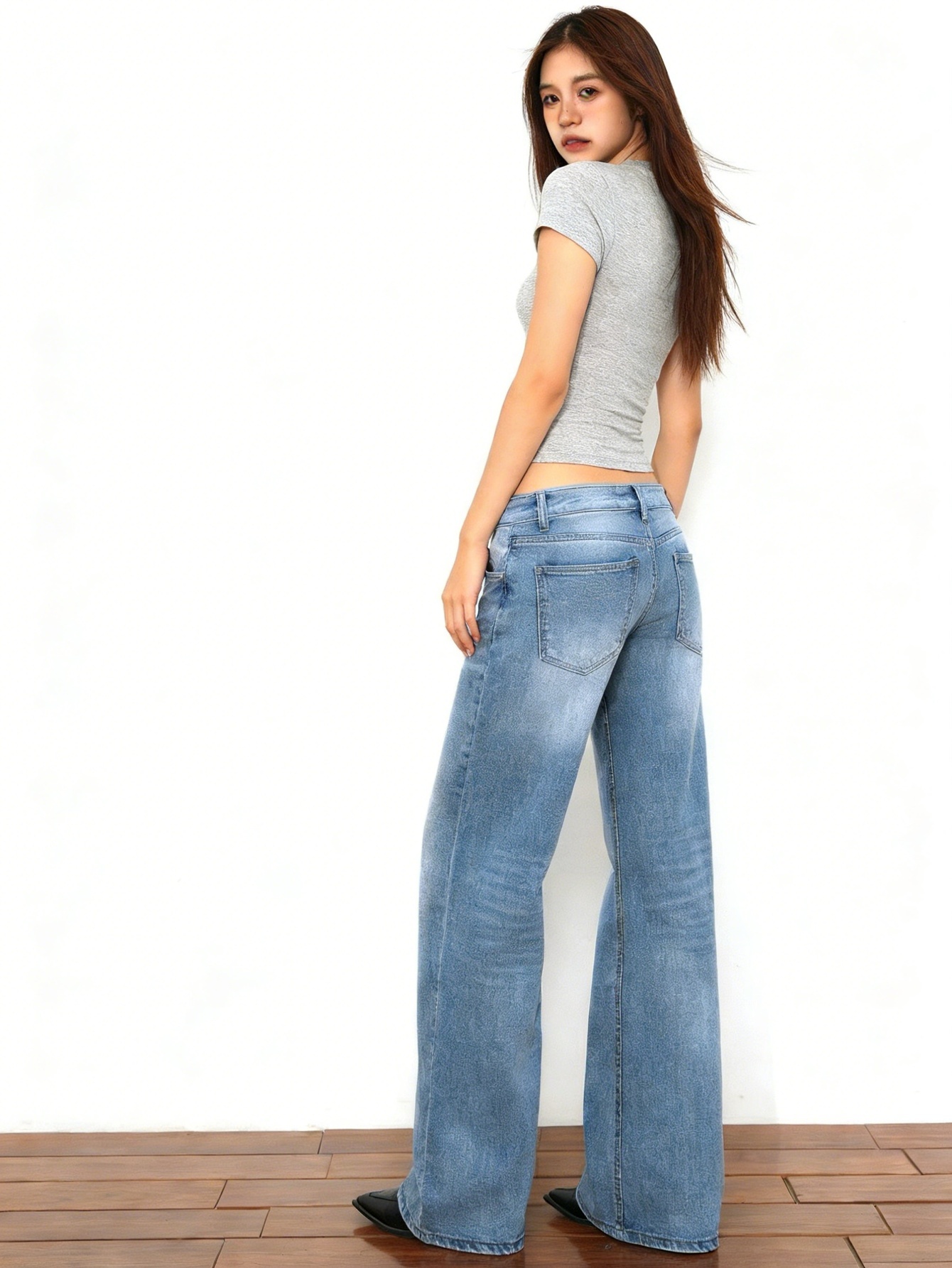 Blue jeans pant for man Y2K dr - Street Fashion Jeans Women 评论和价格