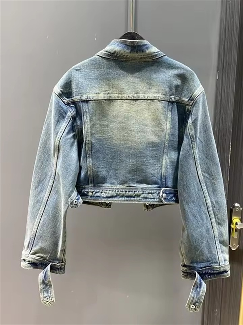 Vintage Short Denim Jacket Wom - Street Fashion Jeans Women 评论和价格