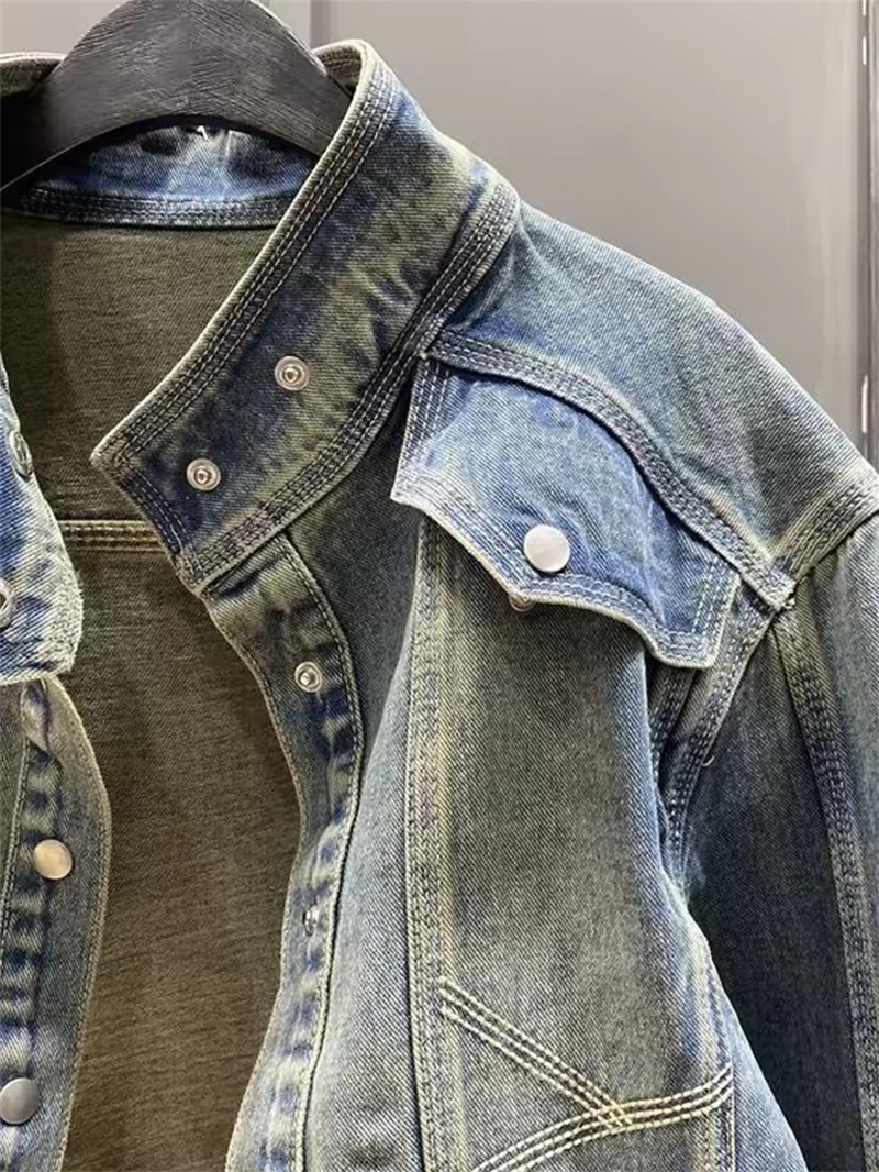 Vintage Short Denim Jacket Wom - Street Fashion Jeans Women 评论和价格