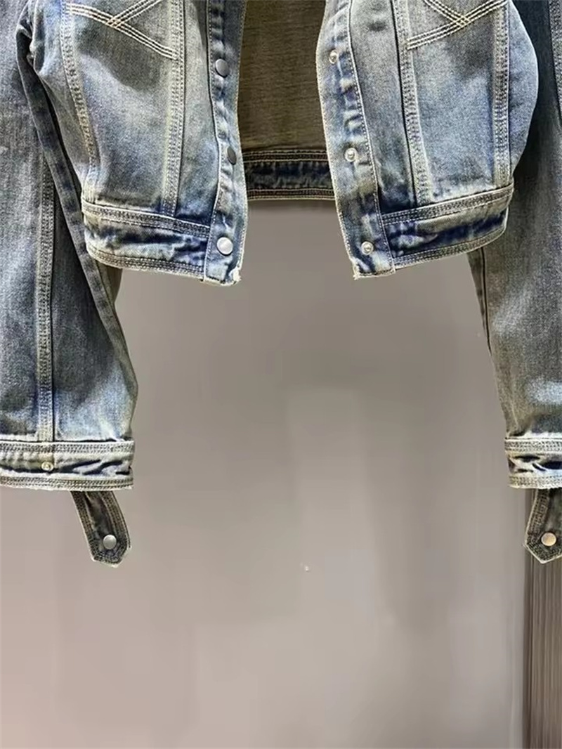 Vintage Short Denim Jacket Wom - Street Fashion Jeans Women 评论和价格