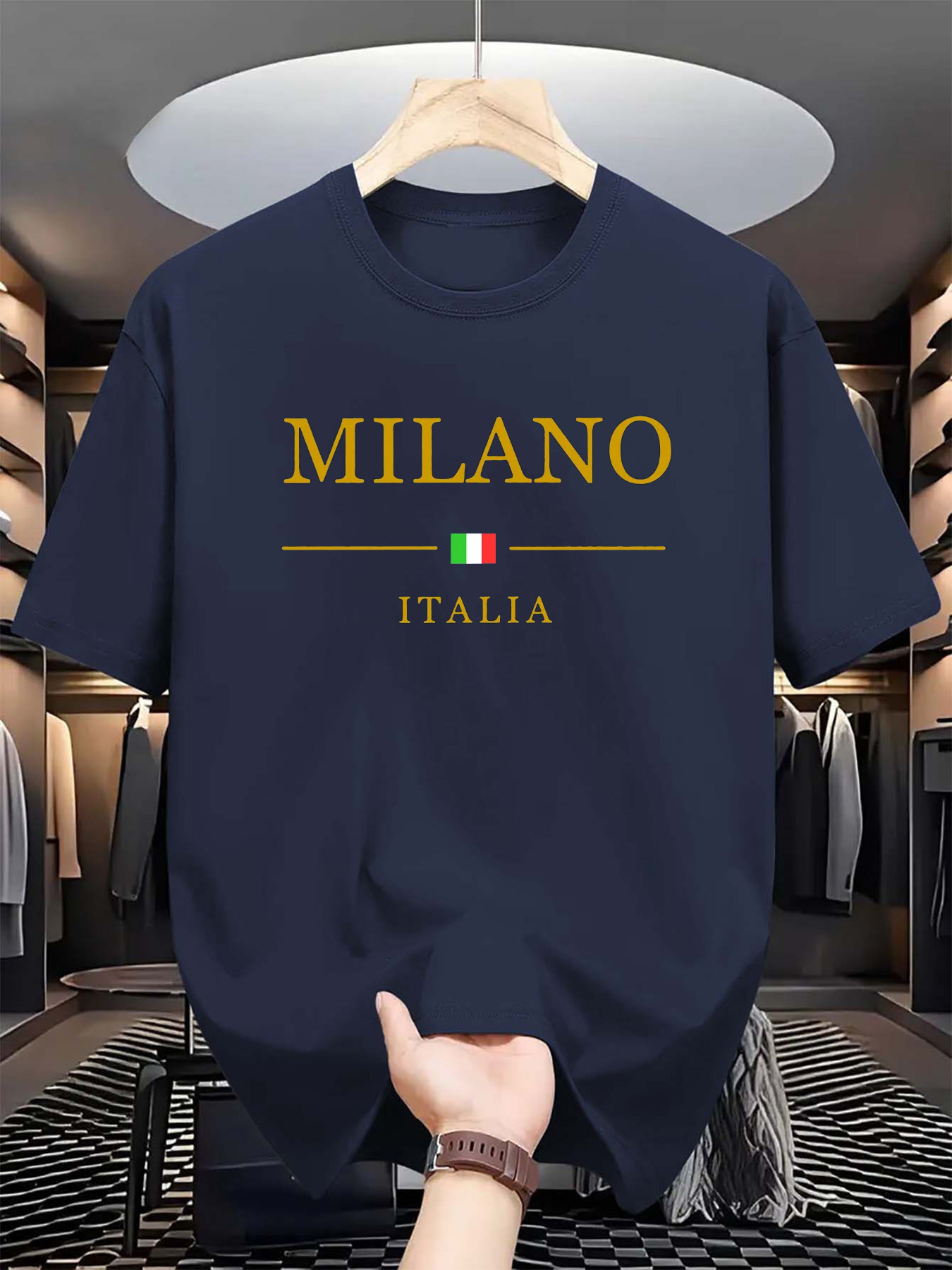 Italian Milan Print Men Women  - Street Fashion In Milan 评论和价格