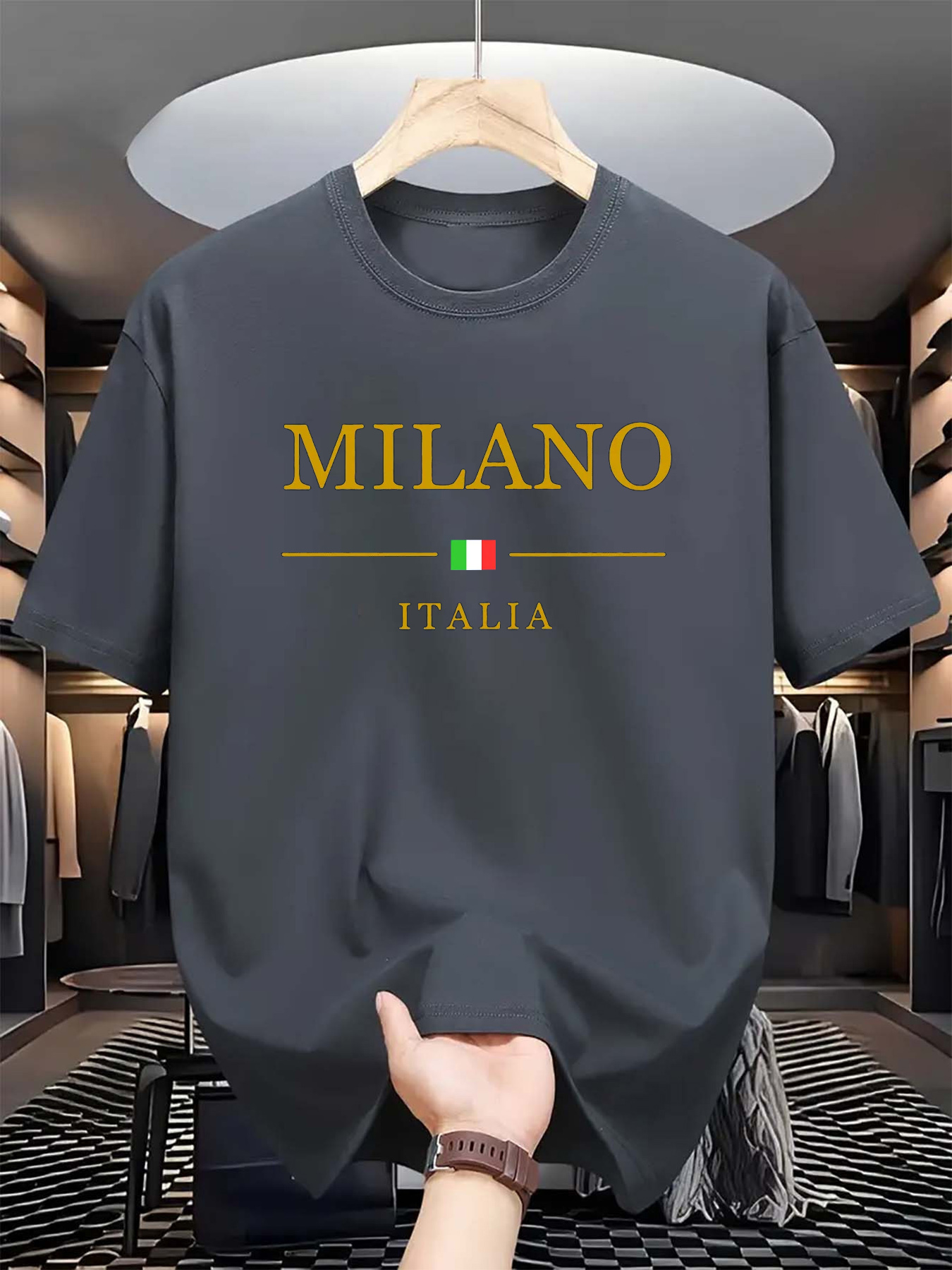 Italian Milan Print Men Women  - Street Fashion In Milan 评论和价格