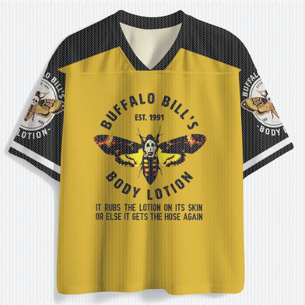 V Neck Yellow Black Mesh Jerse - Street Fashion Baggy 评论和价格