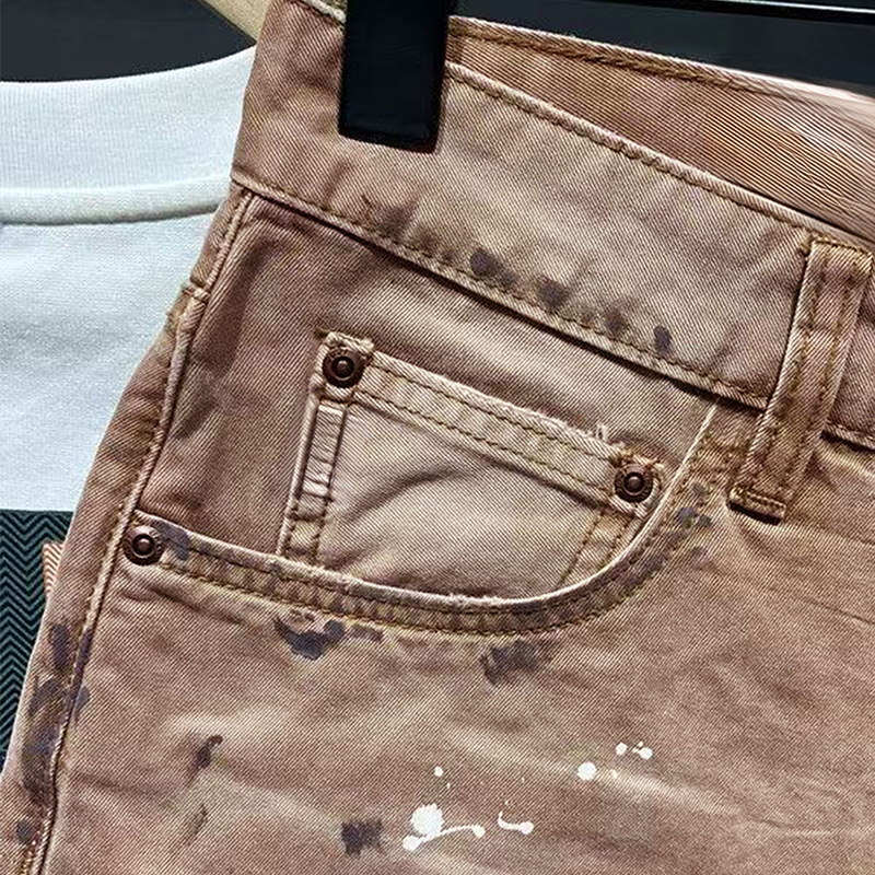Hip-Hop Streetwear Men's Denim - Street Fashion Baggy 评论和价格