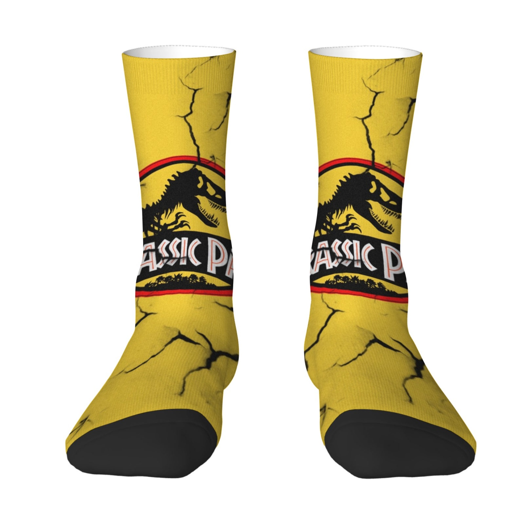 Jurassic Park Dinosaur Socks R - Street Fashion Style Youtube 评论和价格