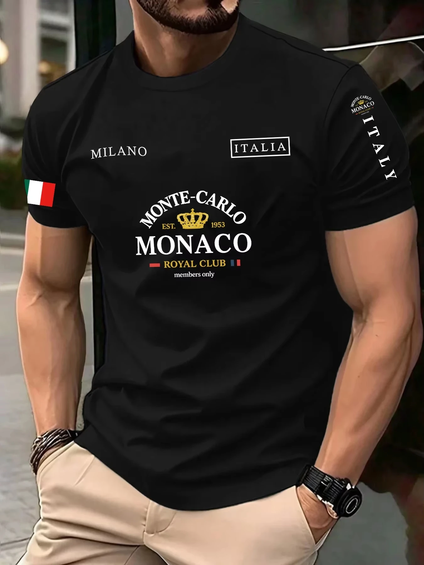 2026 New Arrival Monaco Letter - Street Fashion Monaco 评论和价格