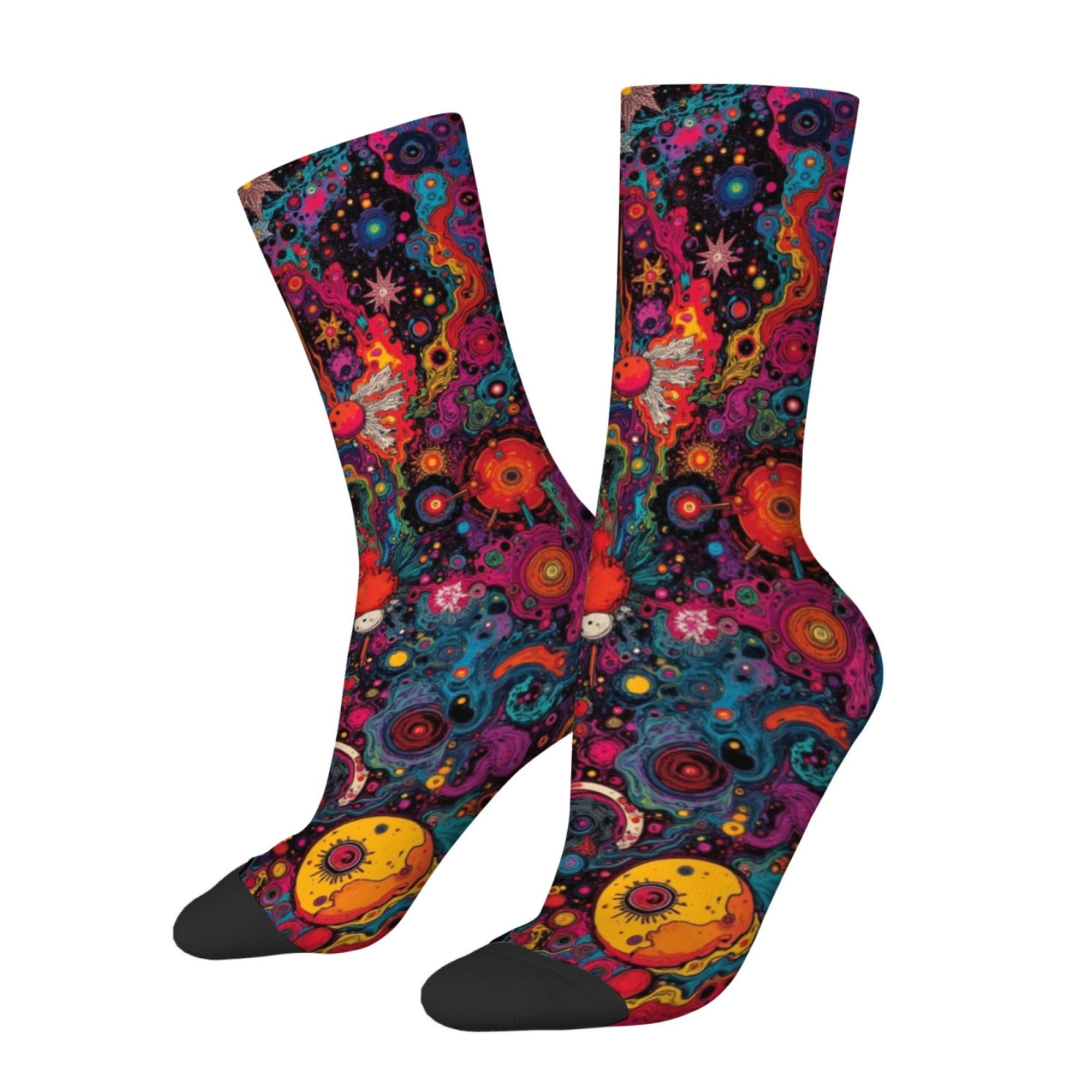 Psychedelic Cosmic Planet Abst - Street Fashion Style Youtube 评论和价格