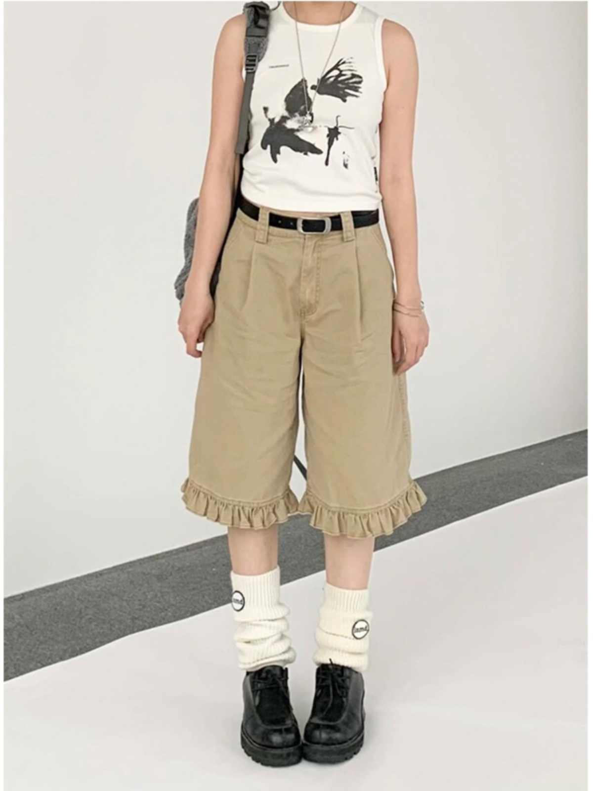 Summer Women's American Retro  - Street Fashion Baggy 评论和价格