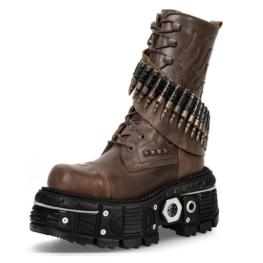 Fashion New Thick Sole Rivet B - Street Fashion Goth 评论和价格