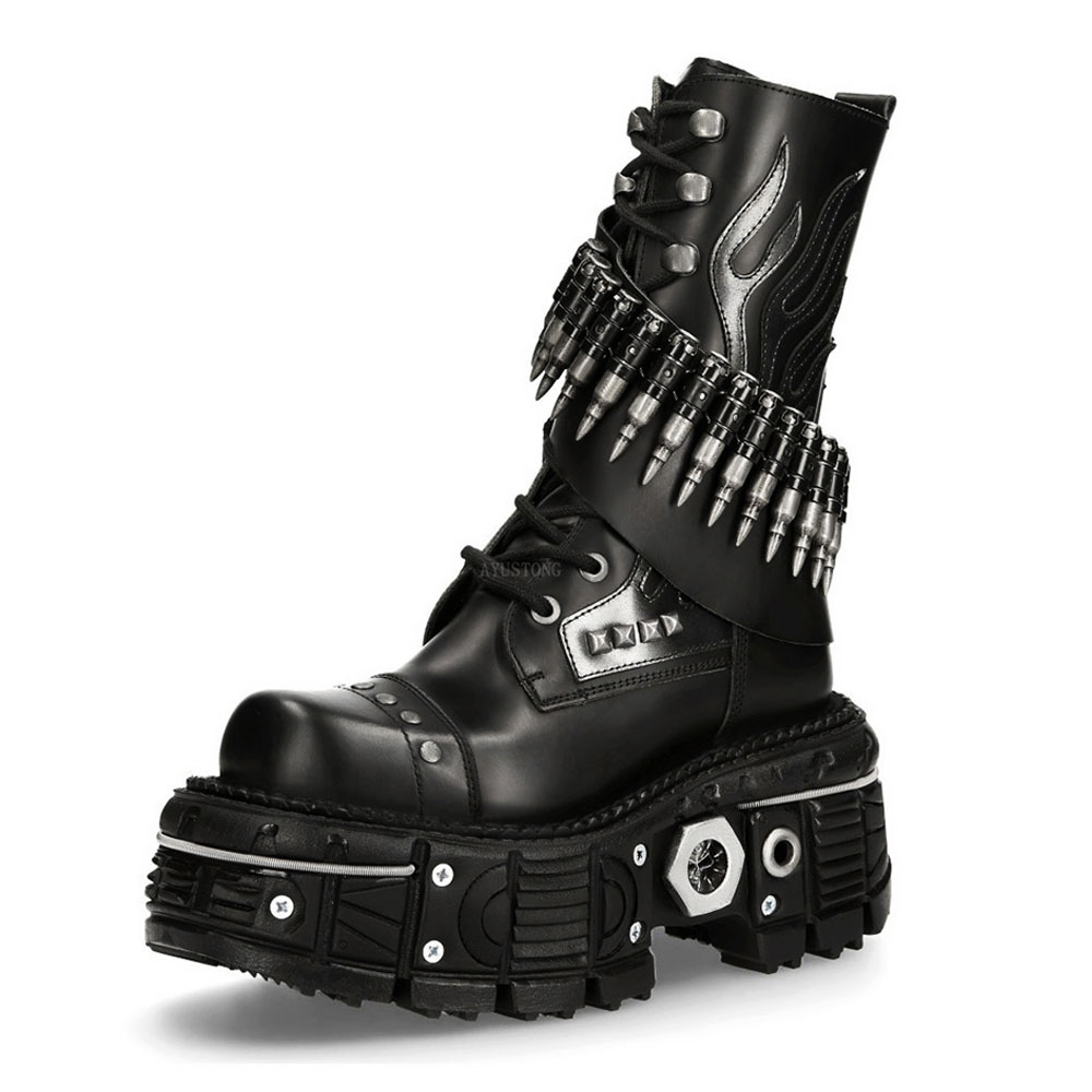 Fashion New Thick Sole Rivet B - Street Fashion Goth 评论和价格