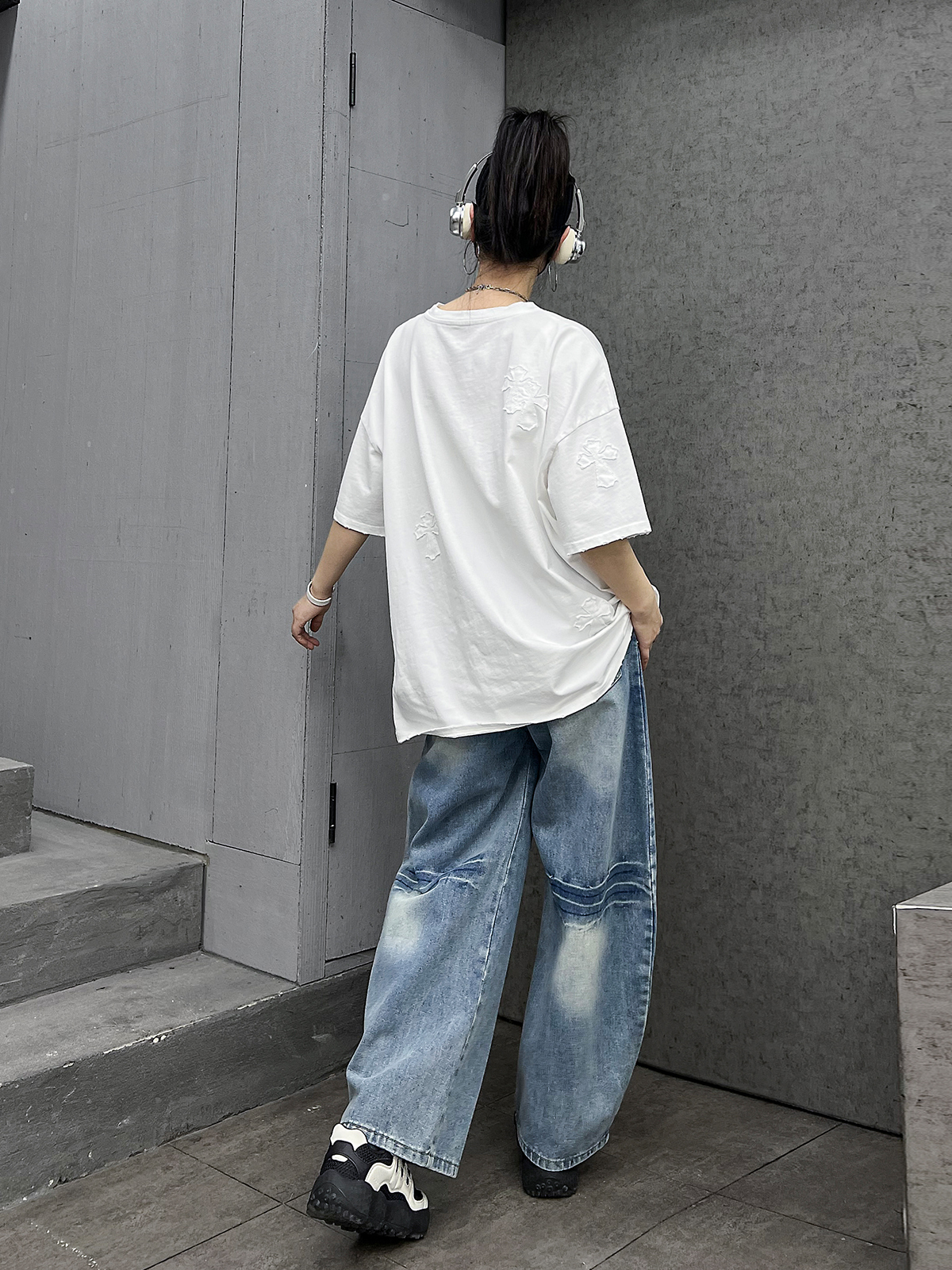 M-Home Casual Sportswear Set W - Street Fashion Jeans Women 评论和价格