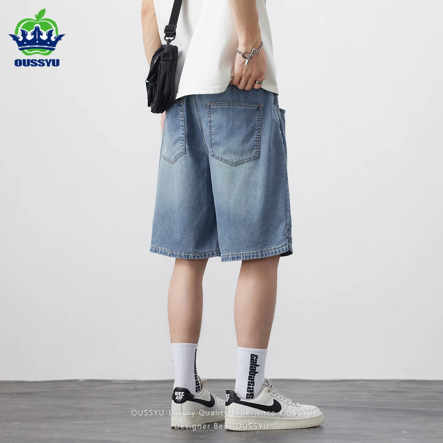 High Quality Summer Men's Jort - Street Fashion Baggy 评论和价格