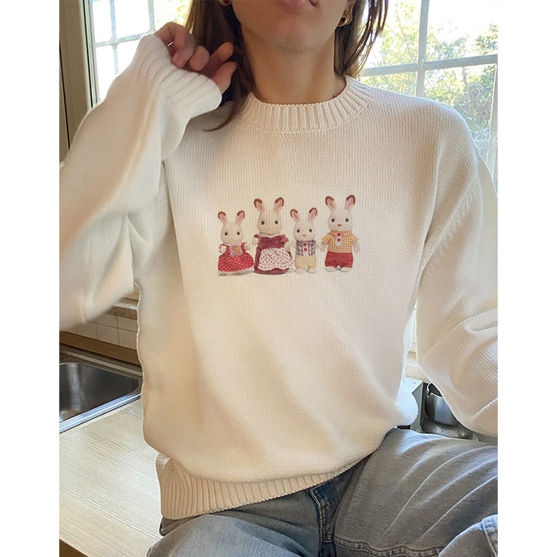 Spring Sweaters New Sweet Stre - Street Fashion Goth 评论和价格