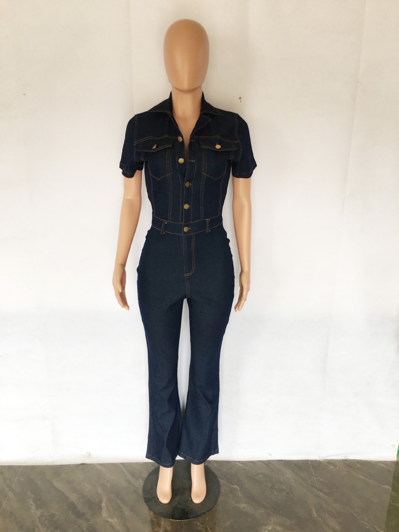 Streetwear Denim Jumpsuit Autu - Street Fashion Jeans Women 评论和价格