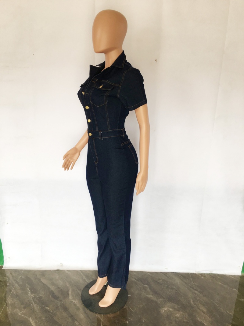 Streetwear Denim Jumpsuit Autu - Street Fashion Jeans Women 评论和价格