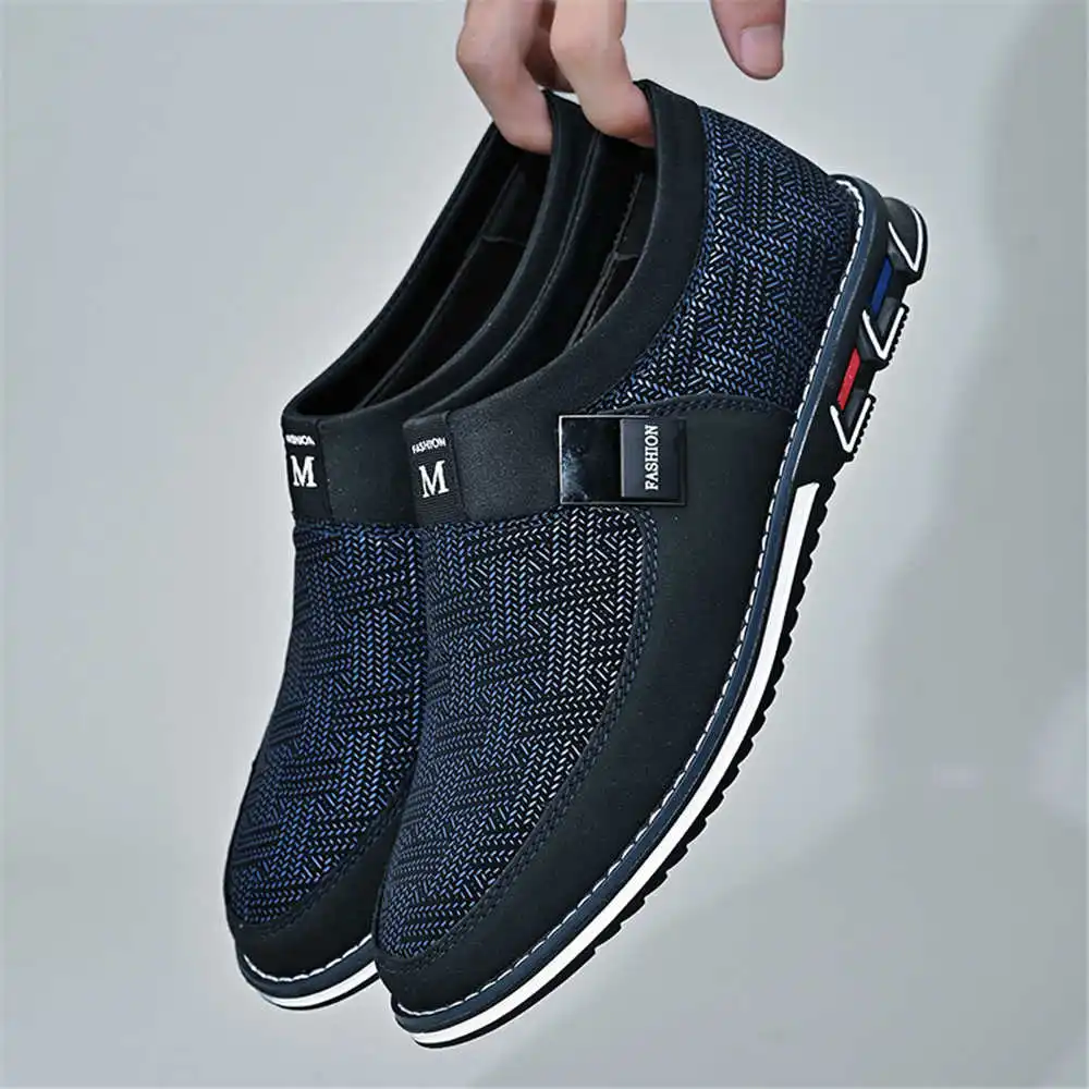 Dark Blue 44-45 Summer Shoes S - Street Fashion Asian Men 评论和价格