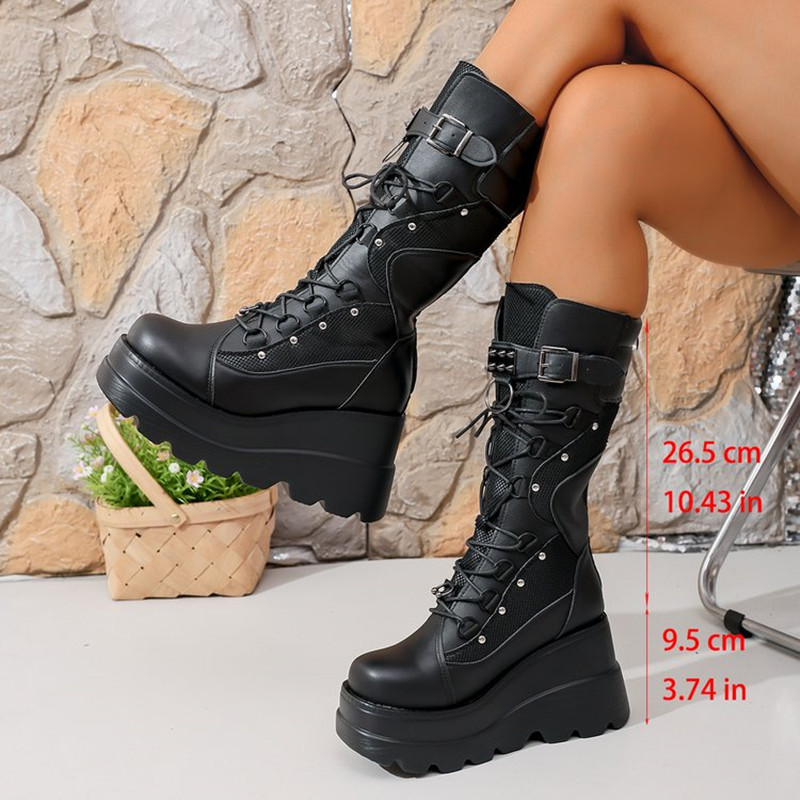 Brand New Ladies Goth Platform - Street Fashion Goth 评论和价格