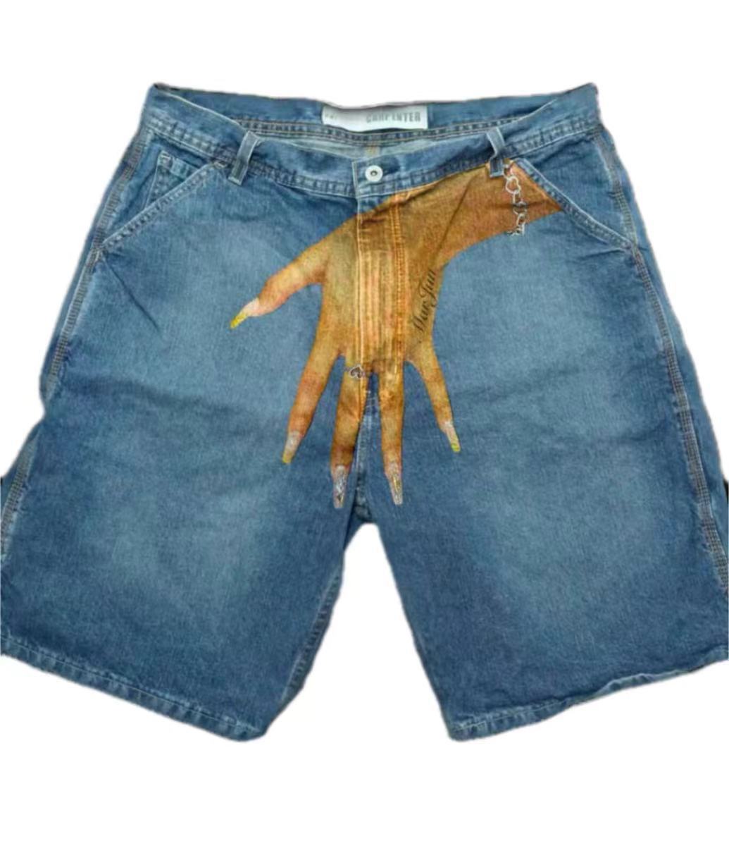 Y2K Baggy Denim Shorts vintage - Street Fashion Baggy 评论和价格