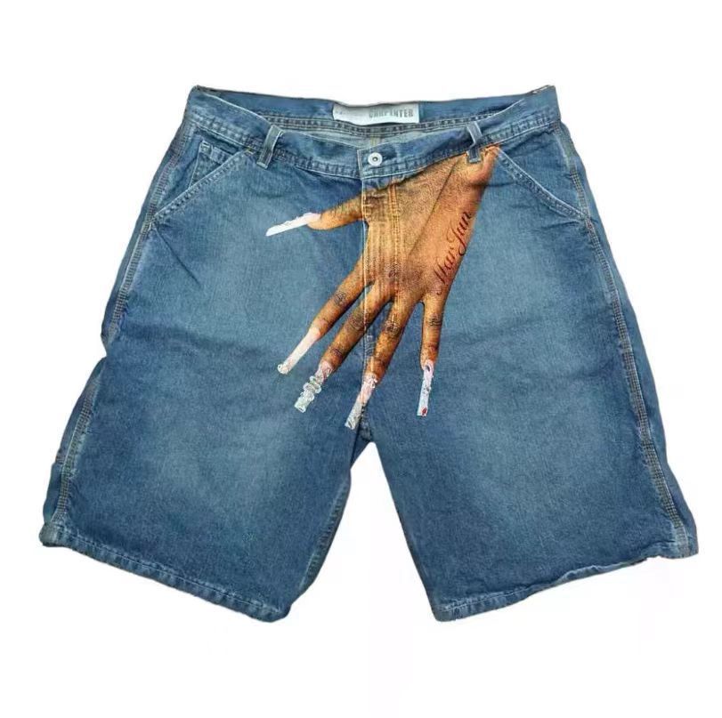 Y2K Baggy Denim Shorts vintage - Street Fashion Baggy 评论和价格