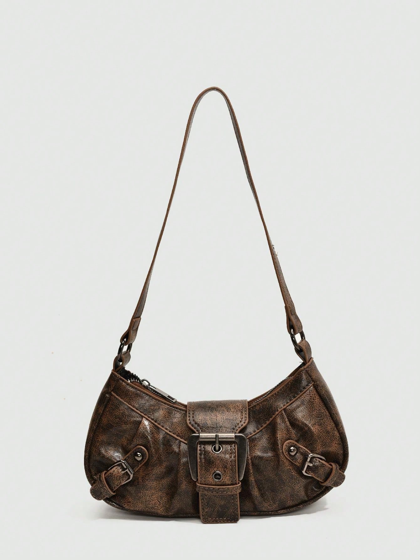 Grunge Punk Retro Bag 1PC Y2K  - Street Fashion Types 评论和价格