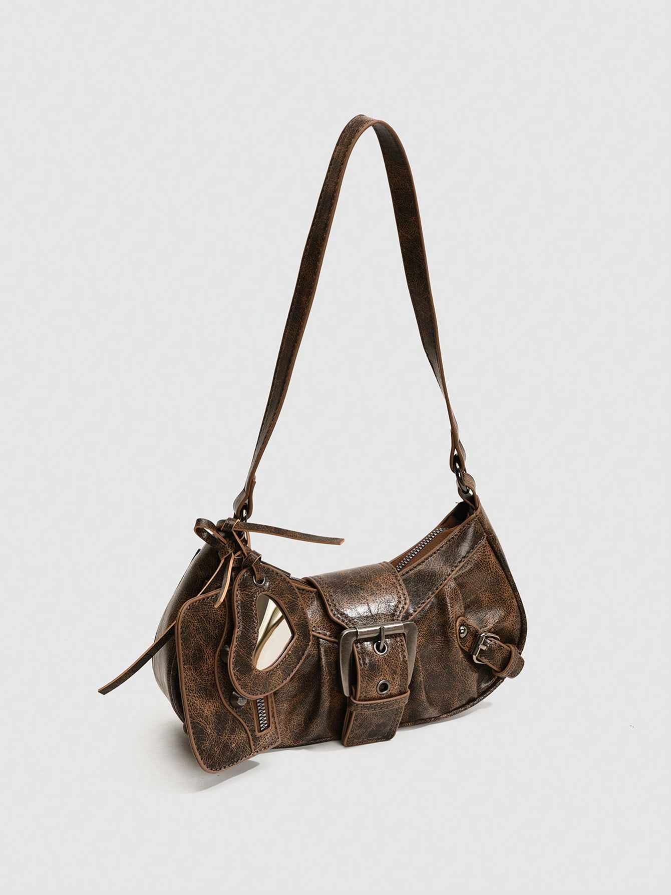Grunge Punk Retro Bag 1PC Y2K  - Street Fashion Types 评论和价格
