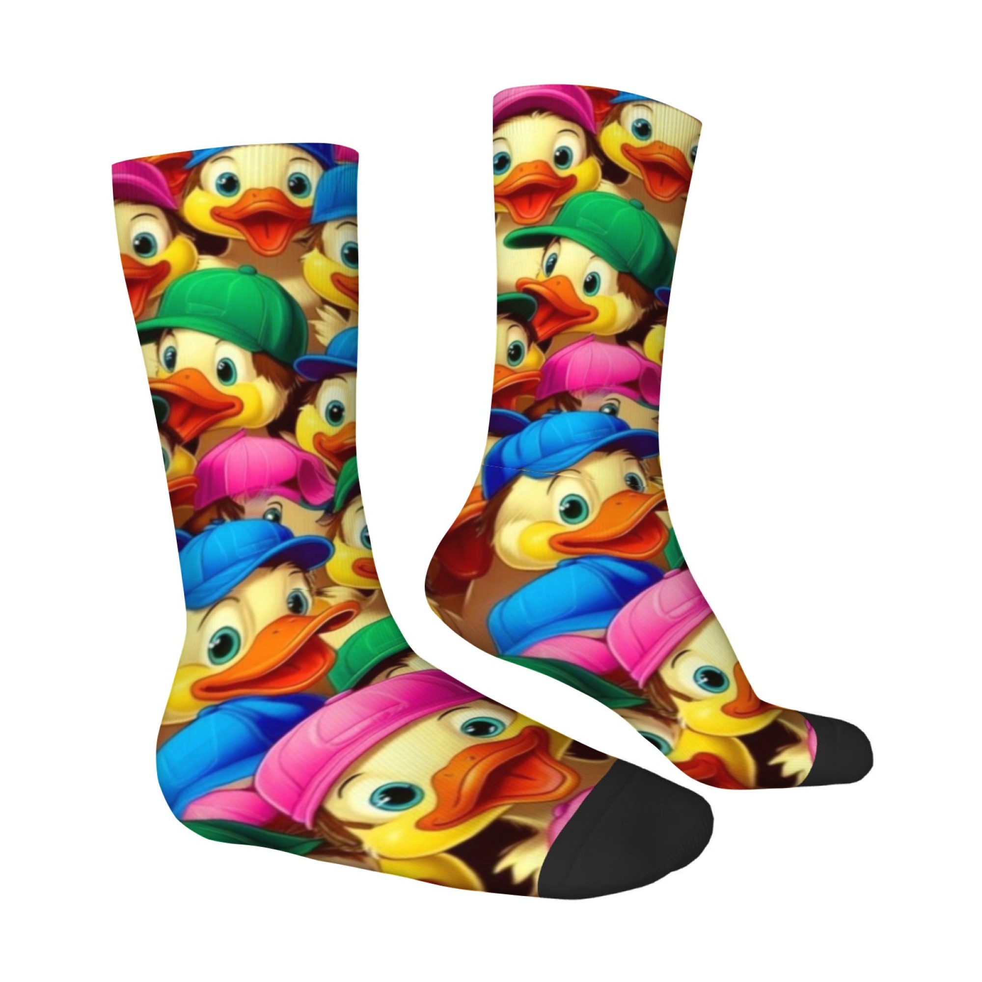 Happy Rubber Duck Socks Novelt - Street Fashion Style Youtube 评论和价格
