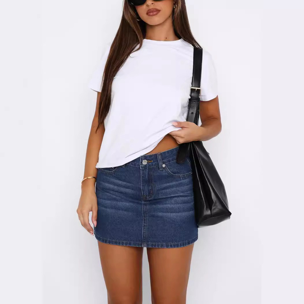Womens Denim Short Skirts Jean - Street Fashion Jeans Women 评论和价格