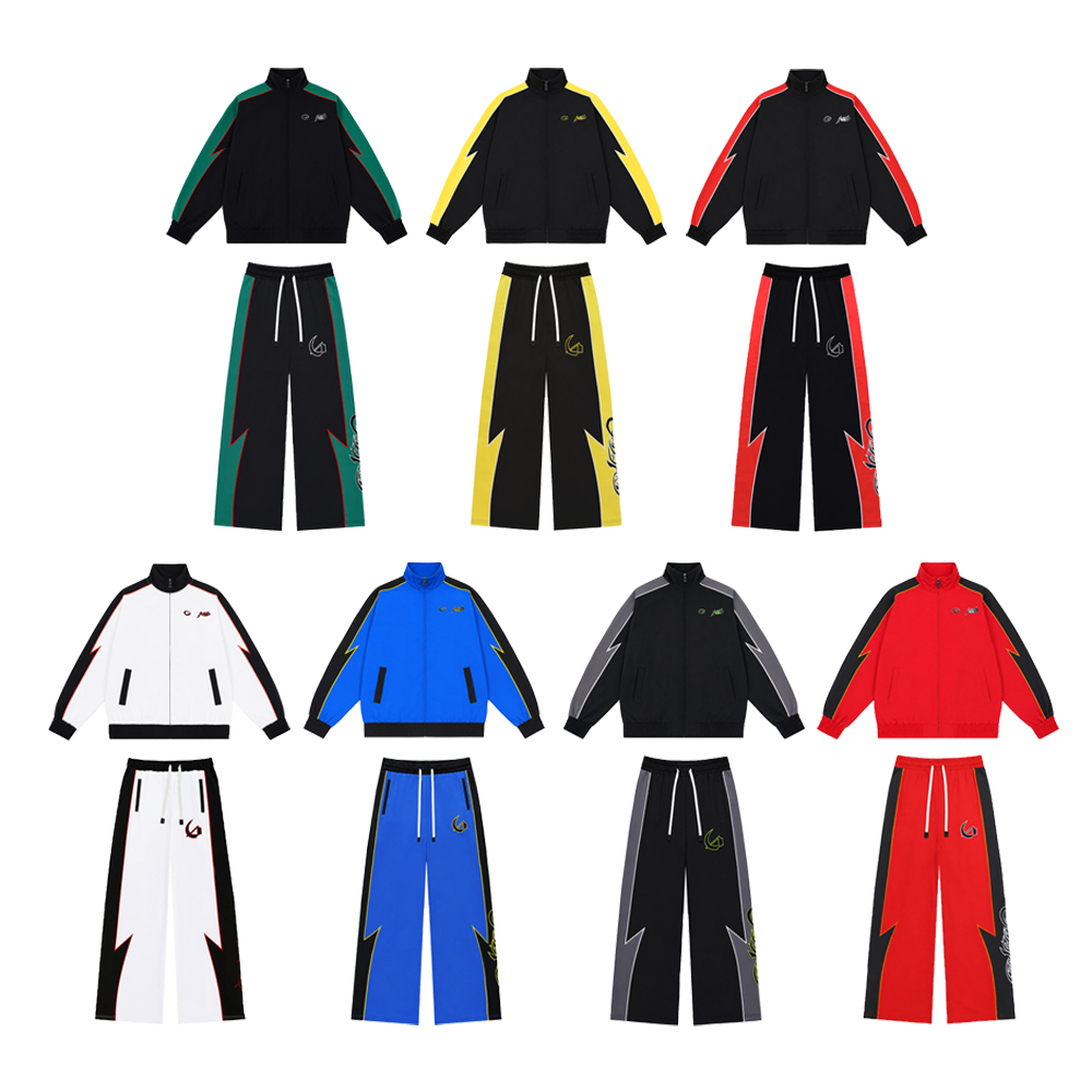 Y2k Streetwear Men's Sets Two  - Street Fashion Baggy 评论和价格