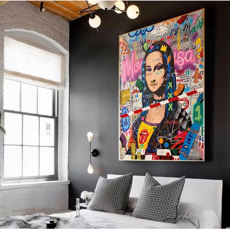 Abstract Graffiti Street Art F - Street Fashion Poster 评论和价格