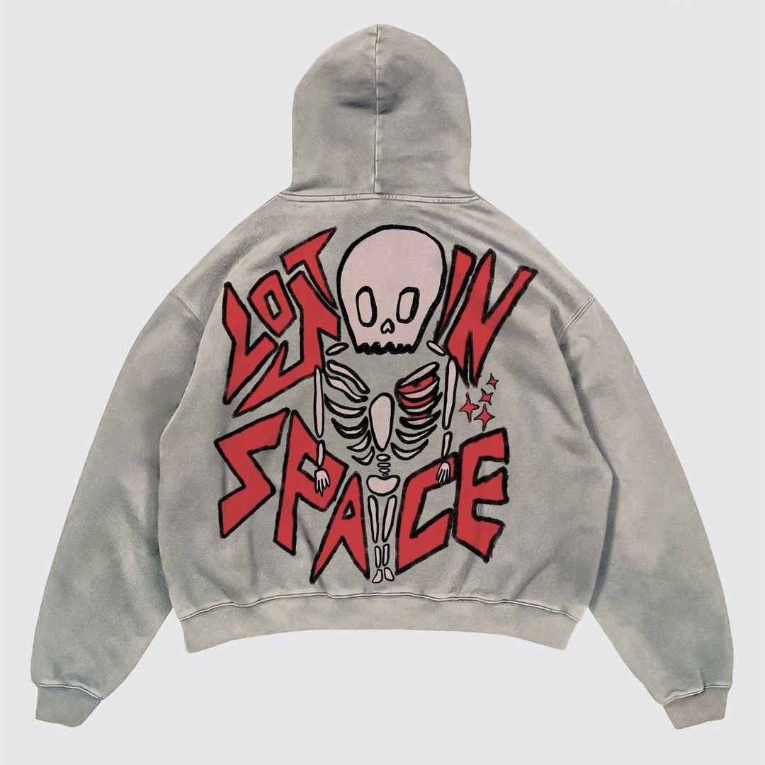 Street Y2K letter Printed Long - Street Fashion Goth 评论和价格